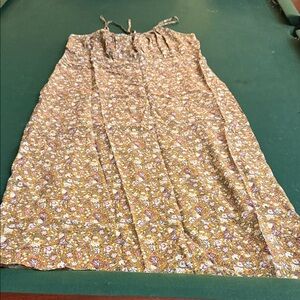 Old Navy Floral High Low Dress - Yellow and Purple